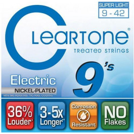   Cleartone 9409 Electric Nickel-Plated Super Light 09-42 (9409)