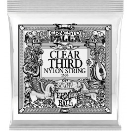   Ernie Ball P1503 Clear 3rd Ernesto Palla Nylon Classical Guitar String .040