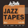 La Bella 800M Jazz Tapes Black Nylon Medium 14/67 - зображення 1