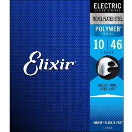   Elixir 12050 Polyweb Nickel Plated Steel Light 10-46 (El PW L)