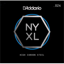   D'Addario Струна  NYS024 High Carbon Steel Single String .024