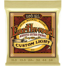   Ernie Ball 2007 Earthwood Acoustic 80/20 Bronze Light 11.5/54