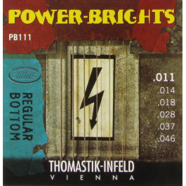   Thomastik Струны для электрогитары -Infeld PB111 Power-Brights Regular Bottom Medium Electric Guitar Strings 1