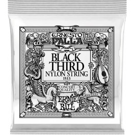   Ernie Ball P1513 Black 3rd Ernesto Palla Nylon Classical Guitar String .040