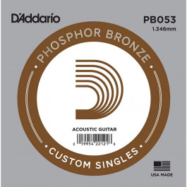   D'Addario Струна D'Addario PB053 Phosphor Bronze .053