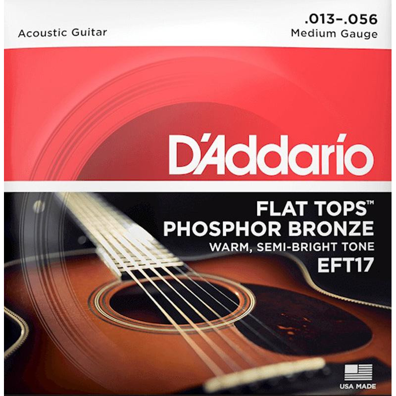 D'Addario Комплект струн для акустической гитары EFT17 - зображення 1