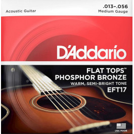   D'Addario Комплект струн для акустической гитары EFT17