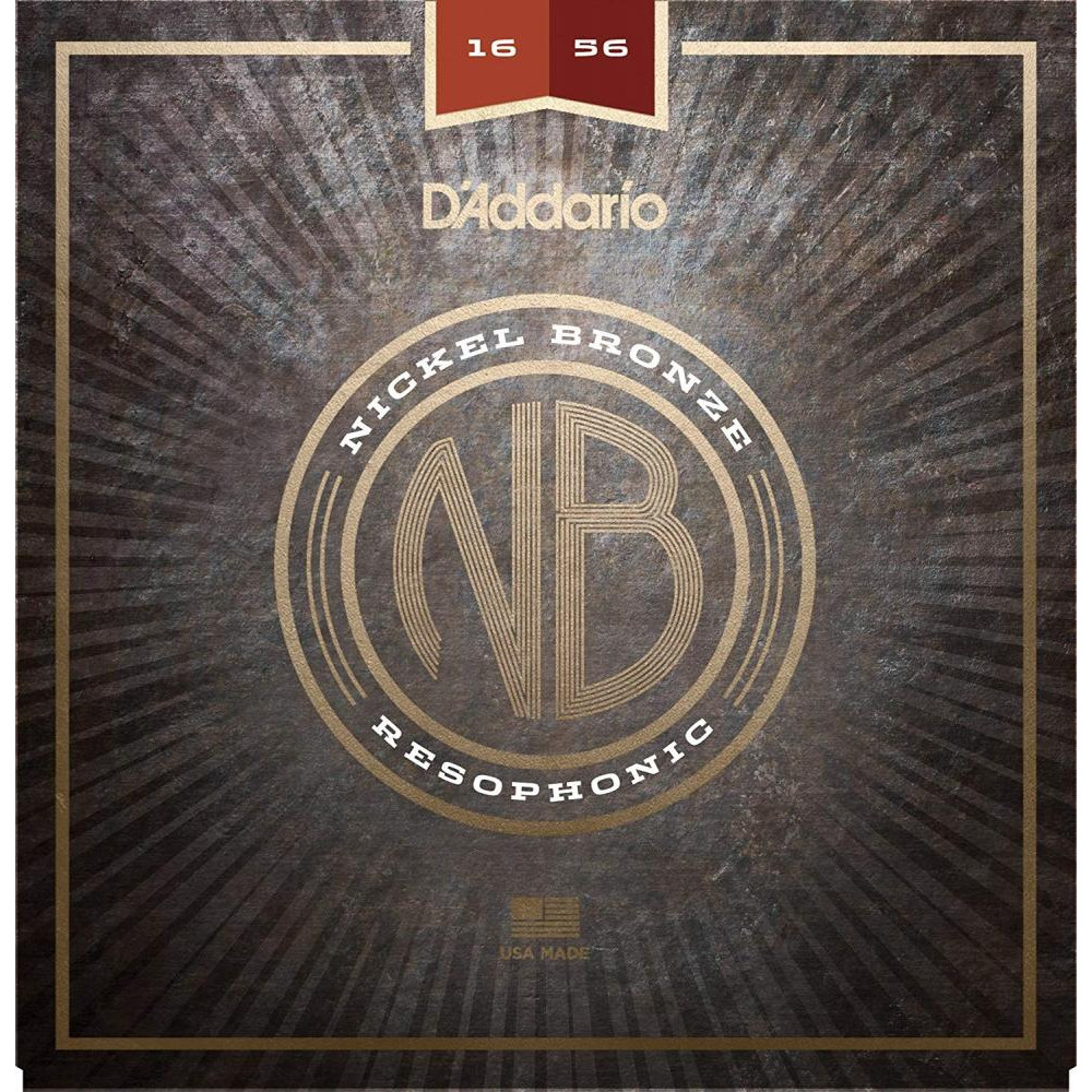 D'Addario NB1656 Nickel Bronze Medium Acoustic Resonator 16/56 - зображення 1