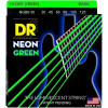 DR Струны для бас-гитары  NGB6-30 Hi-Def Neon Green K3 Coated Medium Bass Guitar 6 strings 30/125 - зображення 1