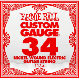   Ernie Ball Струна 1134 Nickel Wound Electric Guitar String .034