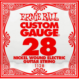   Ernie Ball Струна 1128 Nickel Wound Electric Guitar String .028