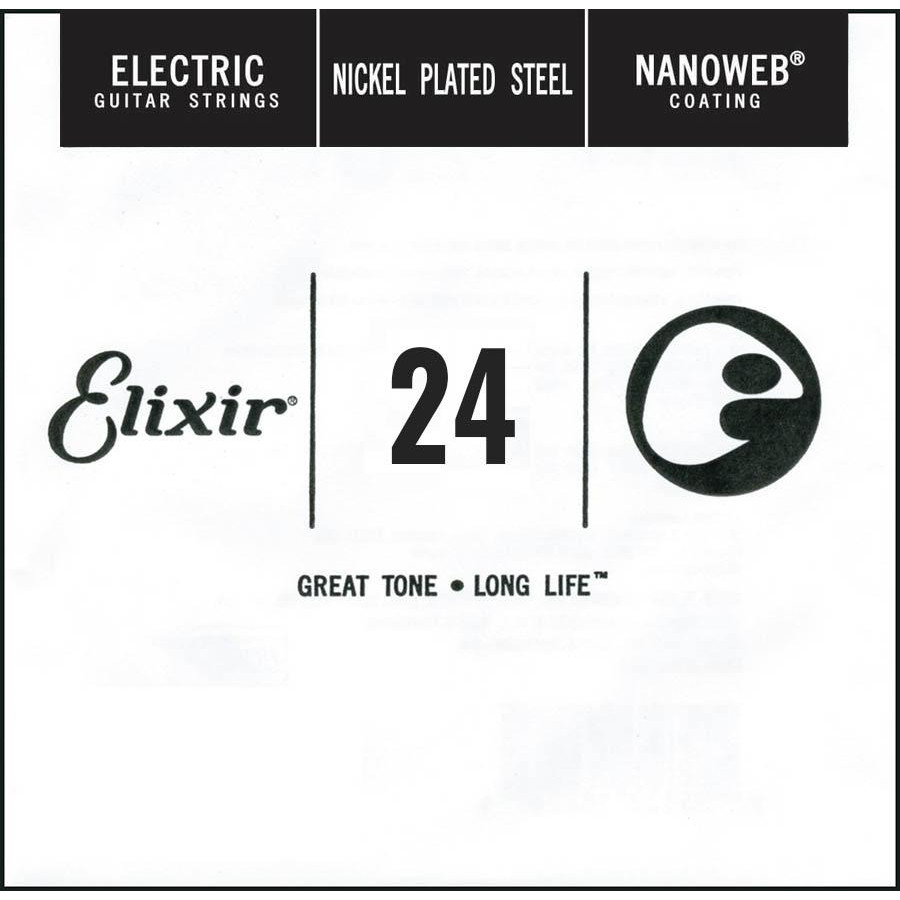 Elixir Струна 15224 Nanoweb Nickel Plated Steel Electric .024 - зображення 1