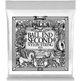   Ernie Ball Струна P01522 Black 2nd Ernesto Palla Nylon Ball End Classical Guitar String .032