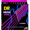 DR NPE7-11 Hi-Def Neon Pink K3 Coated Heavy 7-String Electric Guitar 11/60 - зображення 1