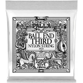   Ernie Ball Струна P01523 Black 3rd Ernesto Palla Nylon Ball End Classical Guitar String .040