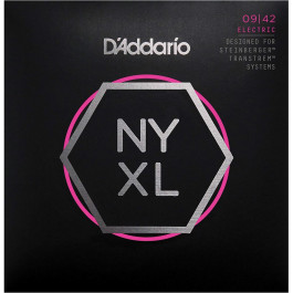   D'Addario NYXLS0942 Double Ball End Steinberger Nickel Wound Super Light Electric Guitar Strings 9/42