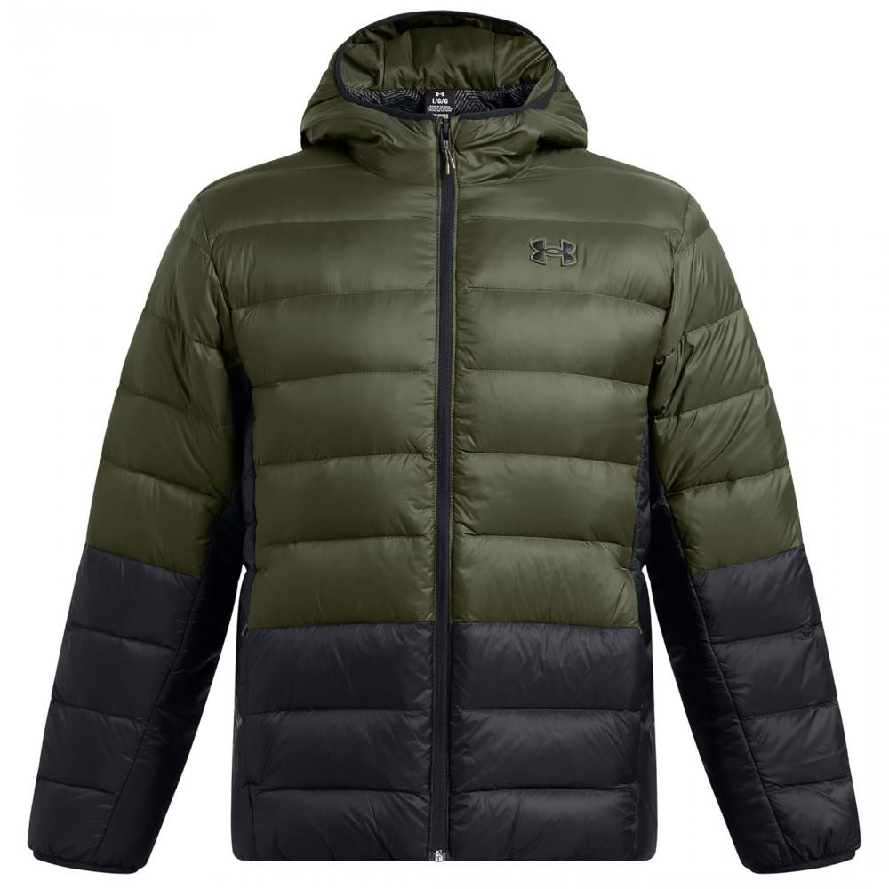 Under Armour Куртка  Legend Down Hooded - Marine OD Green/Black S - зображення 1