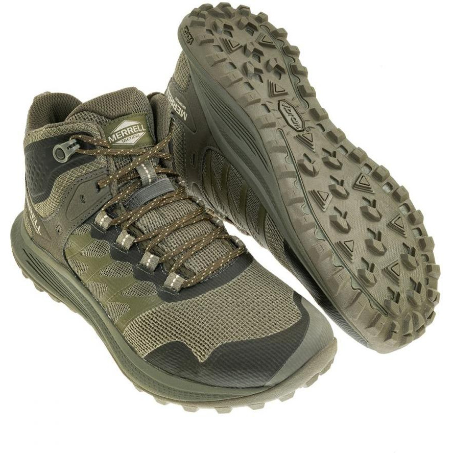 Merrell Черевики  Nova 3 Mid Tactical Waterproof - Dark Olive 48 - зображення 1