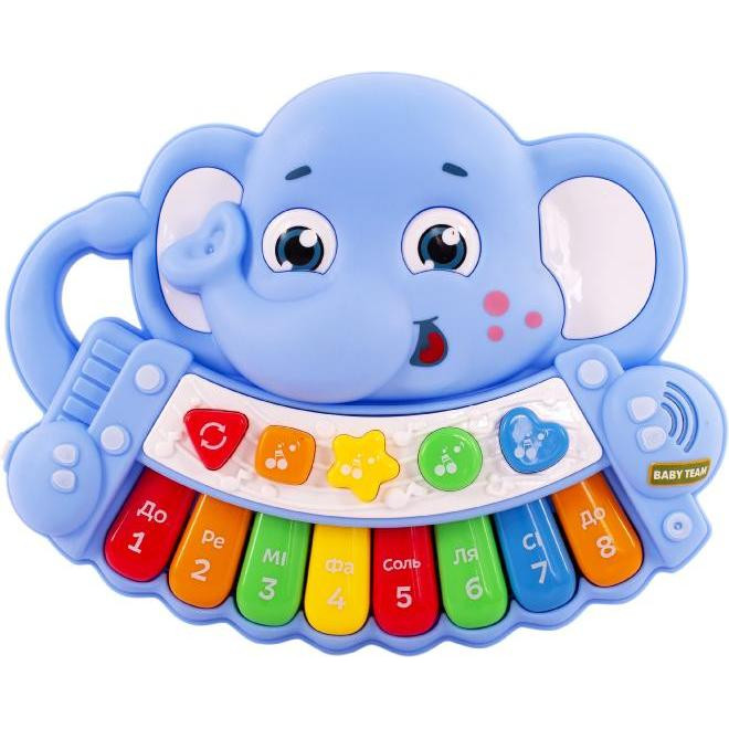 Baby Team Игрушка музыкальная  Пианино Слоник, (8630) - зображення 1