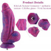 Hismith 9,45" Silicone Fantasy Series Dildo, KlicLok (SO6214) - зображення 2