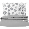 COSAS Комплект постільної білизни  Євро 200х220 Ranfors Grey El Snowflakes Grey (4822052078440) - зображення 1