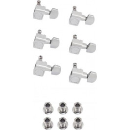   Fender AMERICAN PRO STAGGERED STRATOCASTER/TELECASTER TUNING MACHINE SETS CHROME