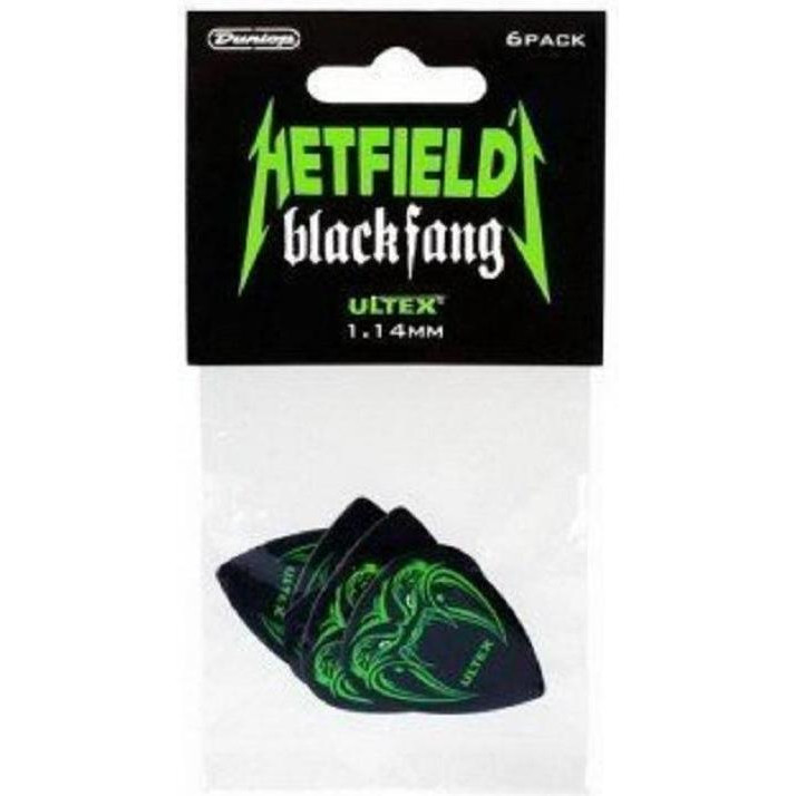 Dunlop PH112P1.14 Hetfield's Black Fang Player's Pack1.14 mm (6 шт.) - зображення 1