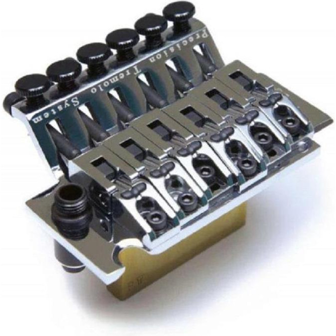 Graph Tech PS-0080-B0 String Saver Floyd Rose Bridge With String Saver Inserts Black - зображення 1