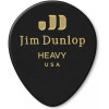 Dunlop Медиатор  485R03HV Genuine Celluloid Black Tear Drop Guitar Pick 485R-03-HV - зображення 1