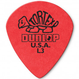   Dunlop Медиатор  4720-L3 Tortex Jazz III Guitar Pick L3 (1 шт.)