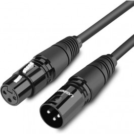   UGREEN AV130 XLR Male to Female Microphone Cable, 3 m Black (20711)