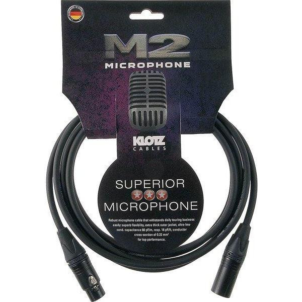 KLOTZ Микрофонный кабель M2 SUPERIOR MICROPHONE CABLE 2 M - зображення 1