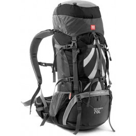   Naturehike 70+5L Discovery Backpacks NH70B070-B / black/grey