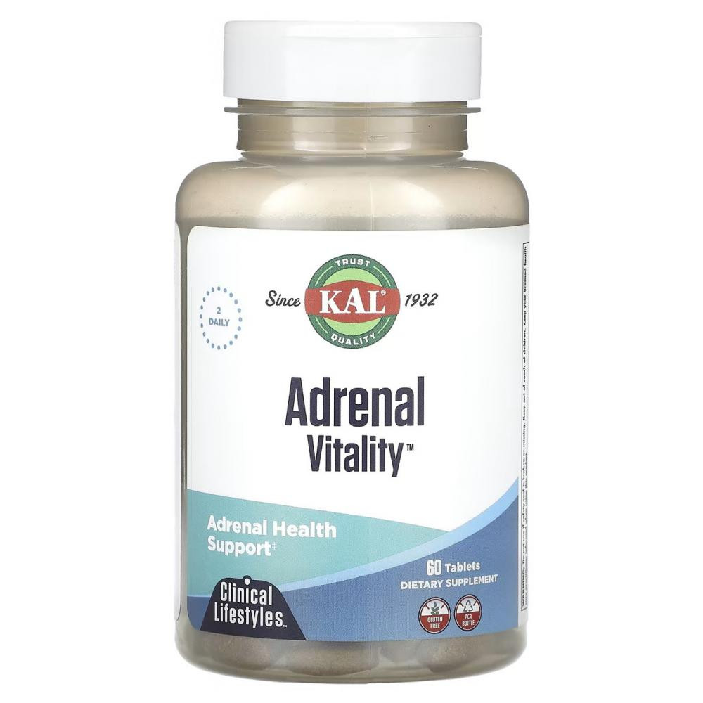 KAL Adrenal Vitality 60 Tablets - зображення 1