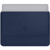 Apple Leather Sleeve for 15" MacBook Pro – Midnight Blue (MRQU2) - зображення 3