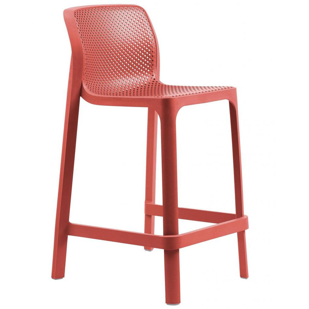 Nardi Напівбарний стілець  Net Stool Mini Corallo (40356.75.000) - зображення 1