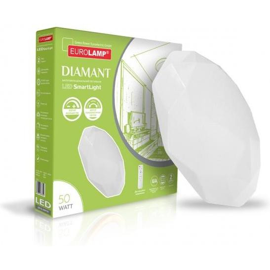 EUROLAMP LED Smart Light Tiles пульт д/к 50W білий 3000-6500K (LED-SL-50W-T2) - зображення 1