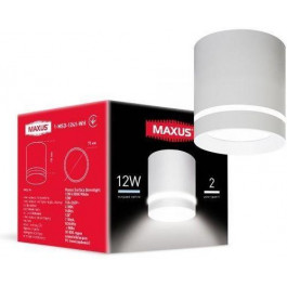   MAXUS Surface Downlight 12W 4100K White (1-MSD-1241-WH)