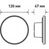 MAXUS MWL 9W 3CCT IP65 BL Circle чорний (1-MWL-9W-BLC) - зображення 5