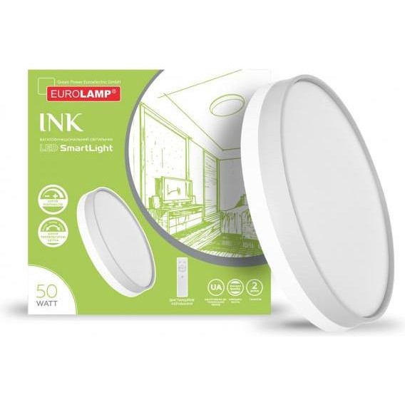 EUROLAMP Світильник світлодіодний  Smart Light Ink N4 50 Вт білий 3000-6000 К LED-ZSL-50W-N4 - зображення 1