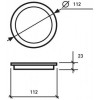 EUROLAMP Світильник точковий  Downlight 9 Вт білий LED-DLR-9/4(new) - зображення 3