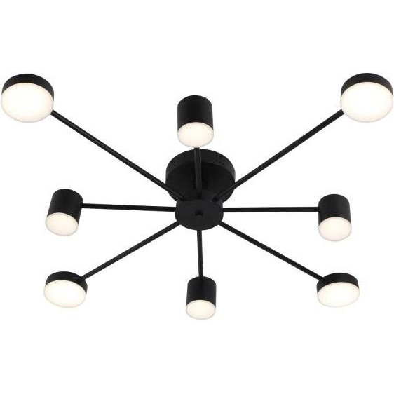 Victoria Lighting Люстра світлодіодна з пультом д/в 77 Вт чорний Otis/PL8 black - зображення 1