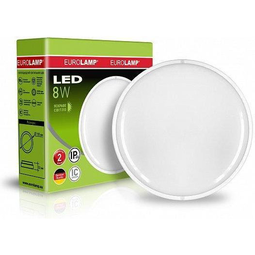 EUROLAMP LED 8W 5500K для ЖКХ (LED-NLR-08/55(P)) - зображення 1