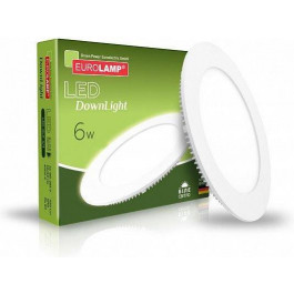   EUROLAMP LED Downlight 6W 4000K 220V LED-DLR-6/4 білий (4260484992994)