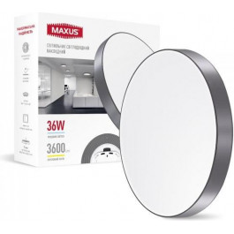   MAXUS LED SP EDGE 36W 4100К квадрат (1-MSP-3641-S)