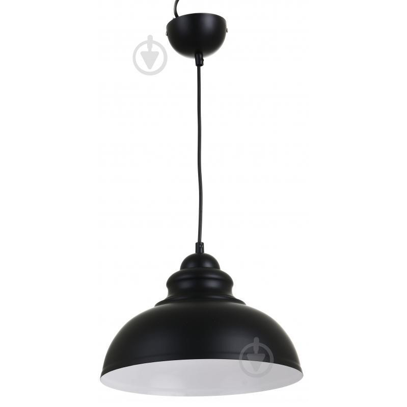 Accento Lighting Підвіс FANTASY d=30 см 1x60 Вт E27 чорний - зображення 1