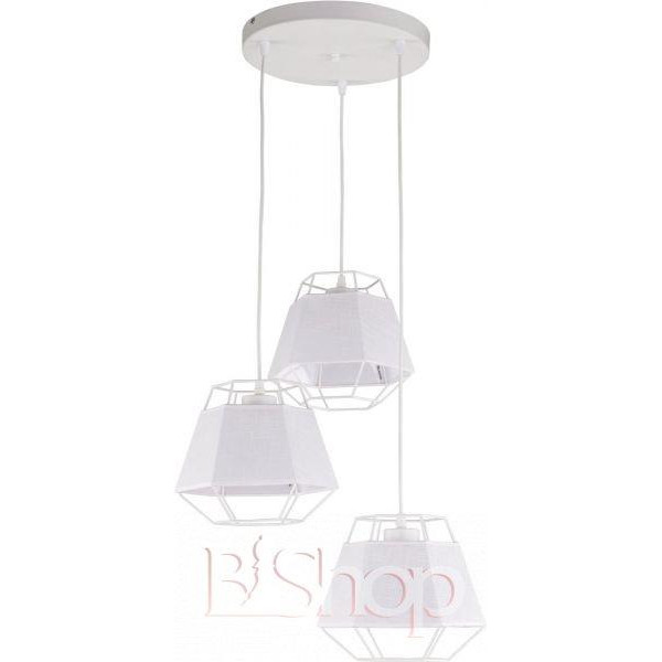 TK Lighting CRISTAL white 3 подвес - 1853 - зображення 1