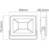 Horoz Electric LED прожектор Pars-10 10Вт 6400К 800Лм (068-008-0010-010) - зображення 3