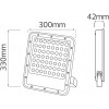 Horoz Electric Прожектор світлодіодний OSELO-300 300W 6400K (068-025-0300-020) - зображення 3