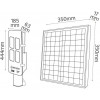 Horoz Electric Світильник з сонячною батареєю LED  LAGUNA 100W, 1300Lm, 6400K (074-006-0100-020) - зображення 2